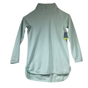 Tek Gear Womens XS Essential Gear Pullover Tunic Top Activewear‎ Green